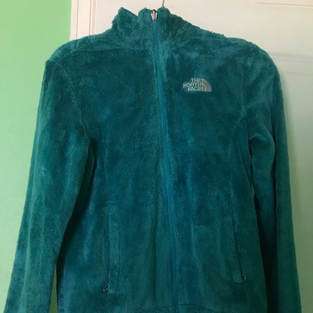 North Face Furry Fleece in Pretty Teal Color